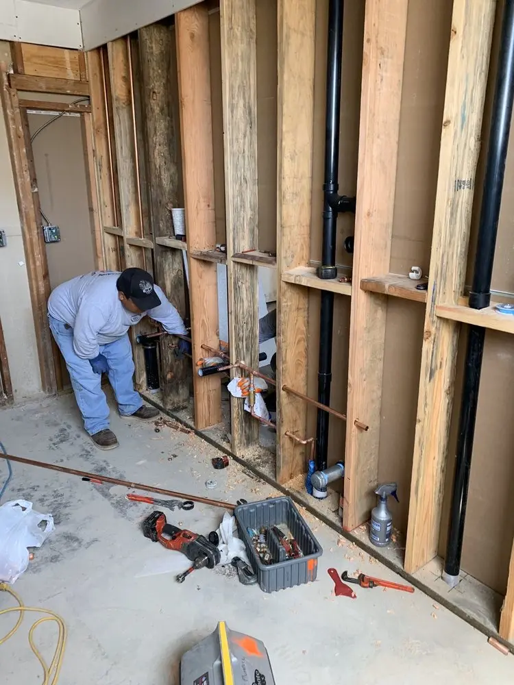 Commercial rough-in plumbing for Commercial Plumbing in McMillin